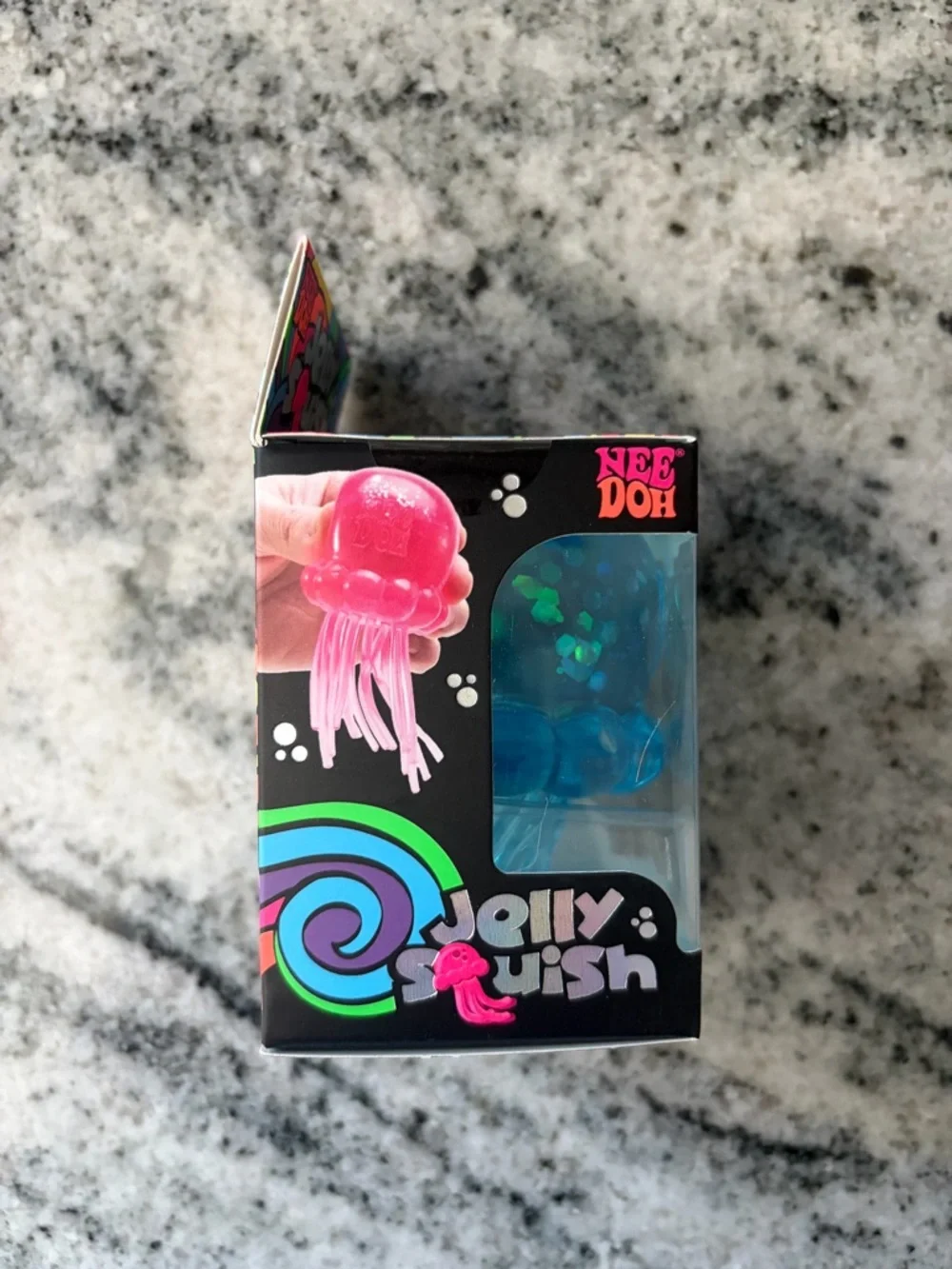 NEE DOH Jelly Squish Squid BLUE 💙 Sealed Viral squishy toy NeeDoh NEW in box RTS